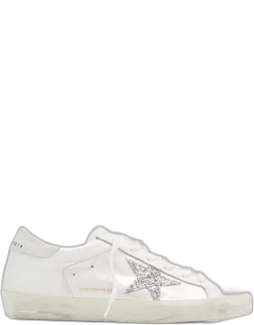Superstar Pearly Glitter Low-Top Sneaker