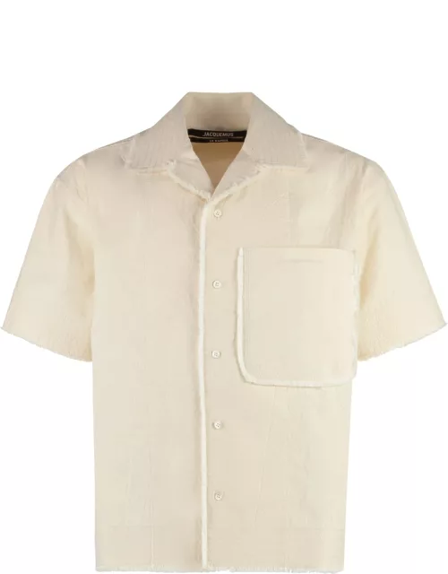 Jacquemus Short-sleeved Artichaut Shirt In Cotton