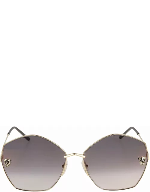 Cartier Eyewear Hexagon Sunglasse