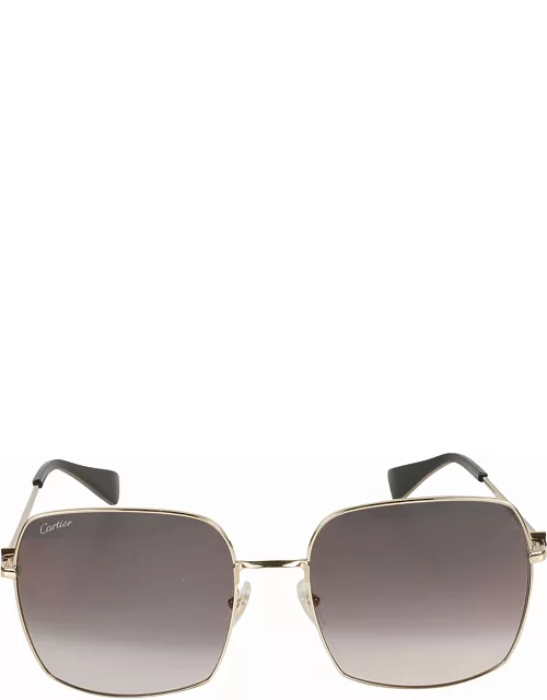Cartier Eyewear Square Logo Sunglasse