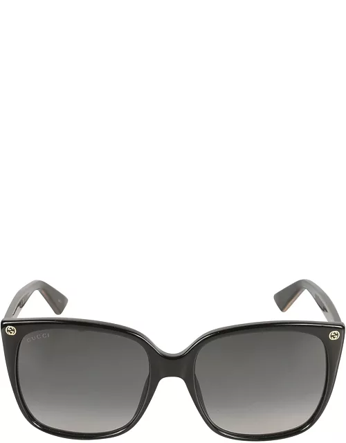 Gucci Eyewear Classic Square Frame Sunglasse