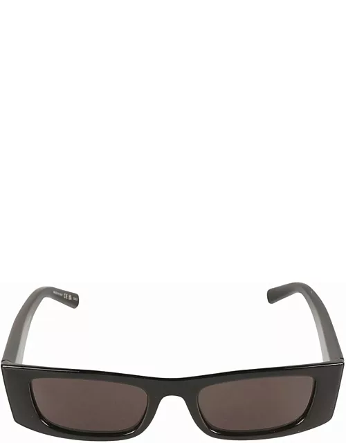 Saint Laurent Eyewear Rectangular Frame Logo Sunglasse