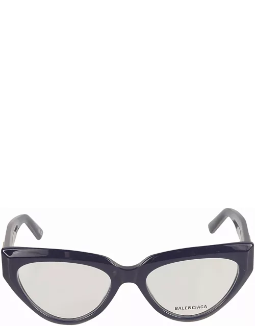 Balenciaga Eyewear Bb Plaque Cat Eye Frame Glasse