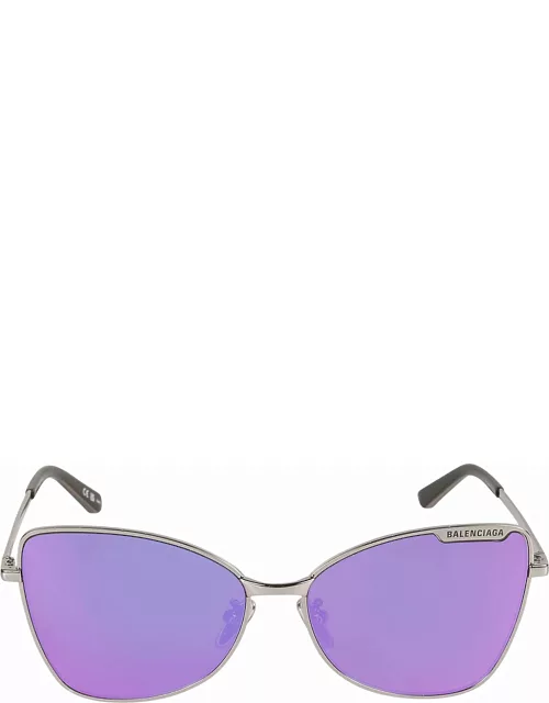 Balenciaga Eyewear Cat Eye Logo Sunglasse