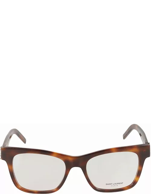 Saint Laurent Eyewear Ysl Hinge Square Frame Glasse