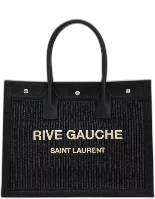 Rive Gauche Small Tote Bag in Raffia