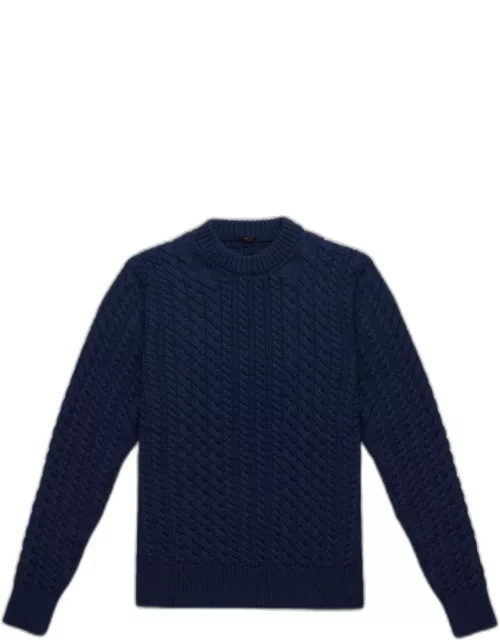 Larusmiani Cable Knit Sweater col Du Pillon Sweater