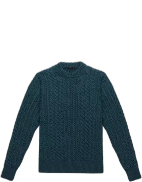 Larusmiani Cable Knit Sweater col Du Pillon Sweater