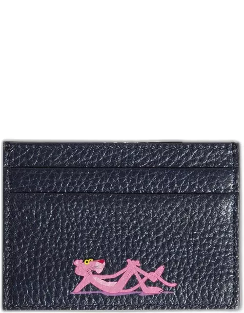 Larusmiani Card Holder pink Panther Wallet