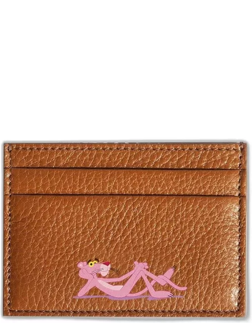 Larusmiani Card Holder pink Panther Wallet