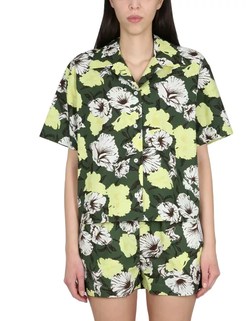 msgm floral print shirt