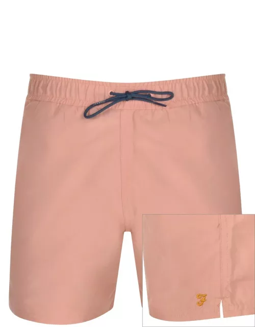 Farah Vintage Colbert Swim Shorts Pink