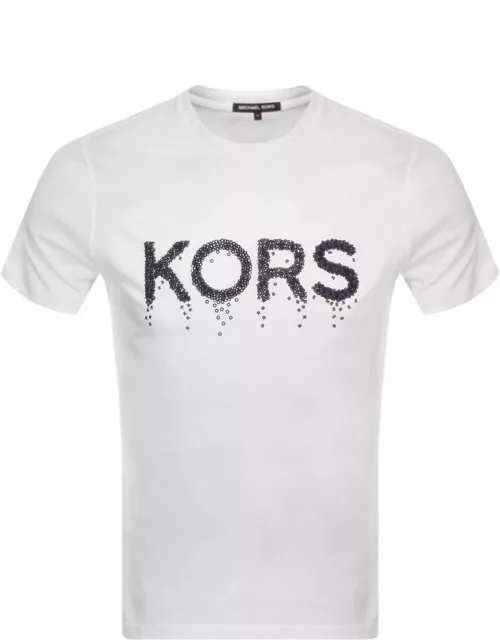 Michael Kors Spill Short Sleeve T Shirt White