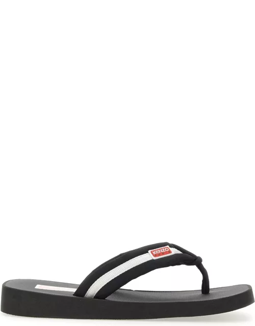 kenzo slide sandal with logo