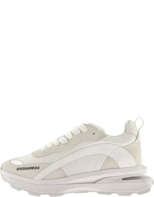DSQUARED2 Slash Low Top Trainers White