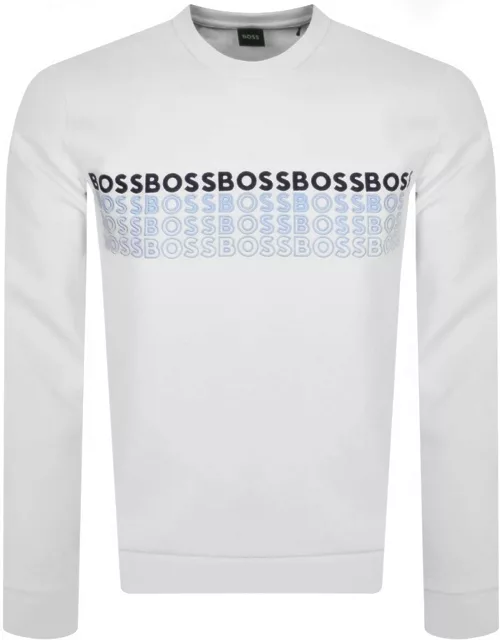 BOSS Salbo 1 Sweatshirt White