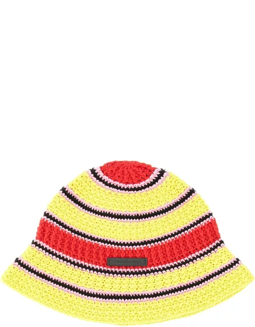stella mccartney crochet bucket hat
