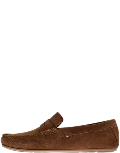 Tommy Hilfiger Classic Suede Driver Shoes Brown