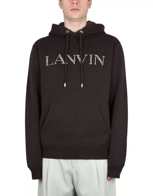 lanvin sweatshirt with logo