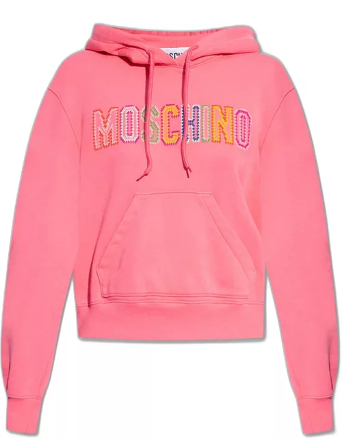 Hoodie With Logo Moschino