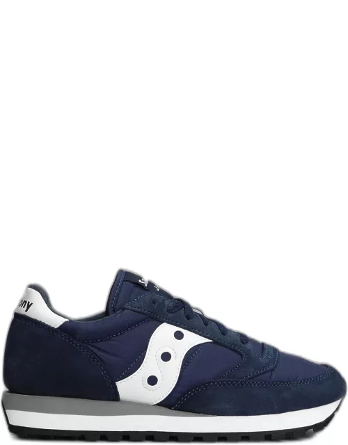 Jazz Original Sneakers In Blue Suede And Fabric Saucony