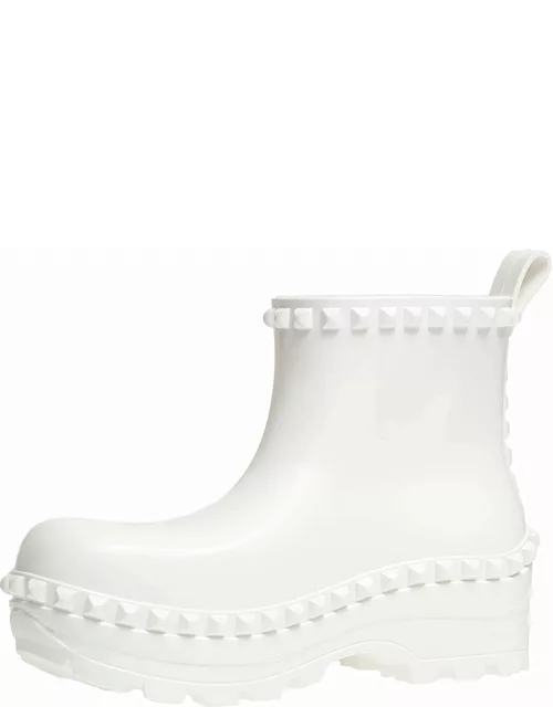 Graziano Jelly Studded Boots - 7 White