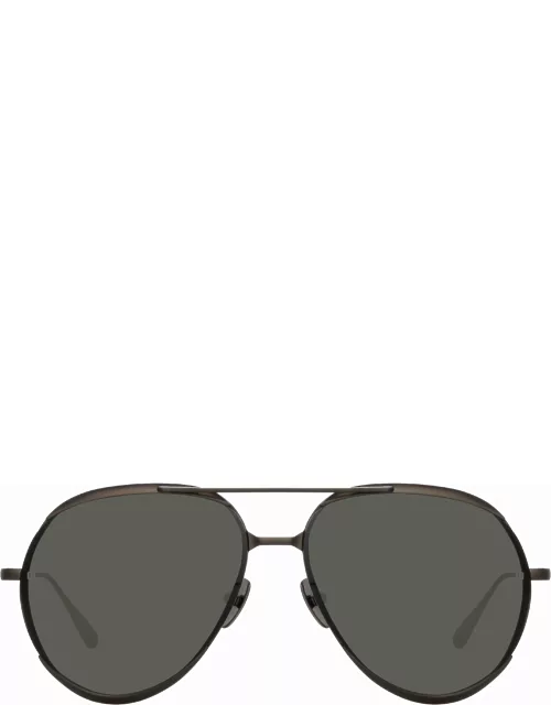 Matisse Aviator Sunglasses in Nicke