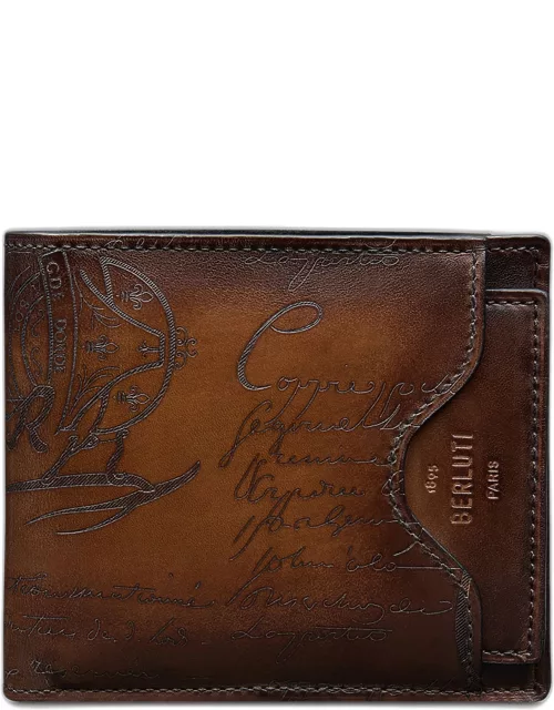 Men's Makore 2-in-1 Scritto Leather Bifold Wallet
