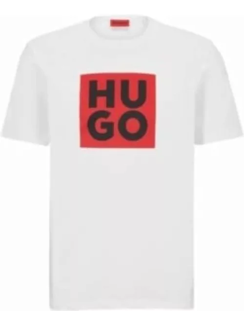 T-shirt with logo print- White Men's T-Shirt
