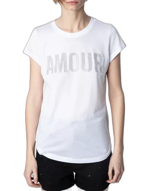 Woop Amour Strass T-Shirt