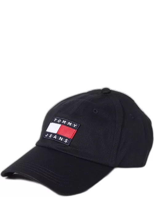 Hat TOMMY JEANS Men color Black