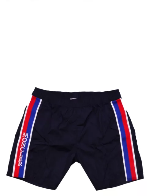 Moncler Shorts Swimsuit With Side Band