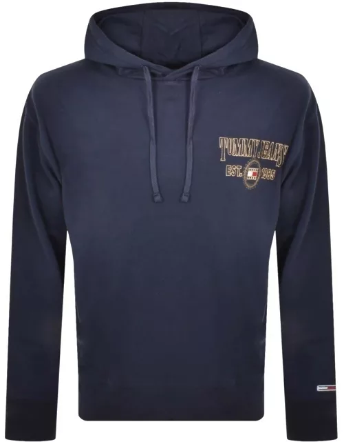 Tommy Jeans Relax Luxe Hoodie Navy
