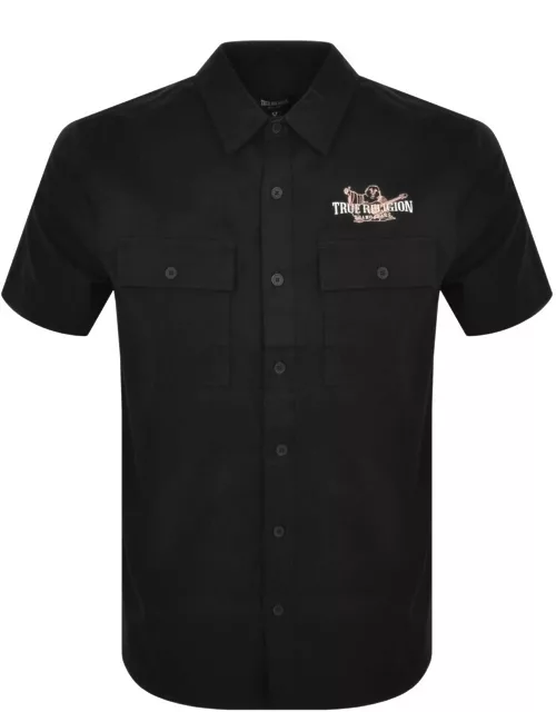 True Religion Short Sleeve Arch Shirt Black