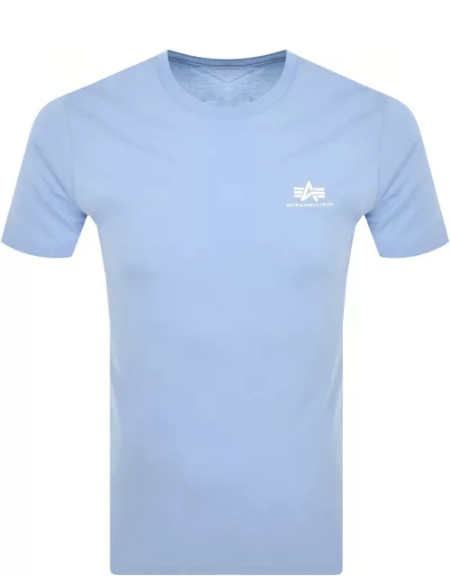 Alpha Industries Basic Logo T Shirt Blue