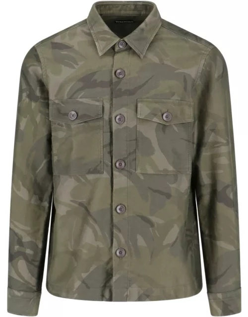 Tom Ford Camouflage Shirt Jacket