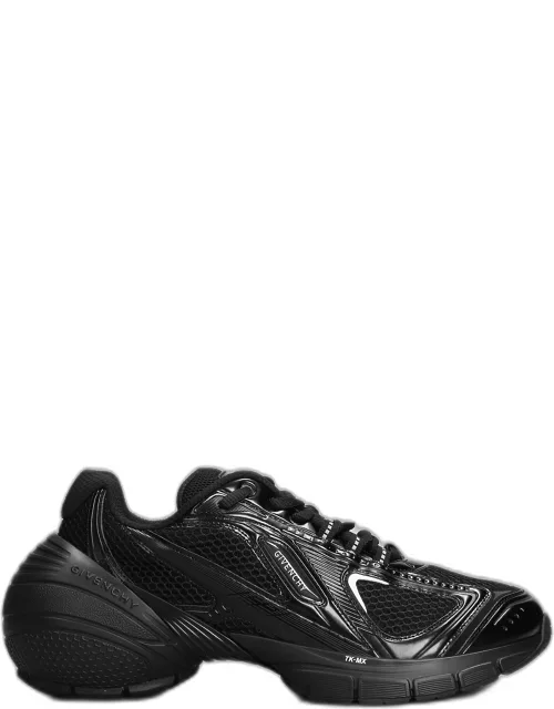 Givenchy Tk-mx Runner Sneakers In Black Leather
