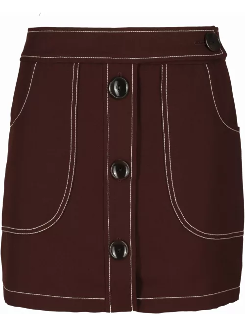 Róhe Retro Mini Skirt