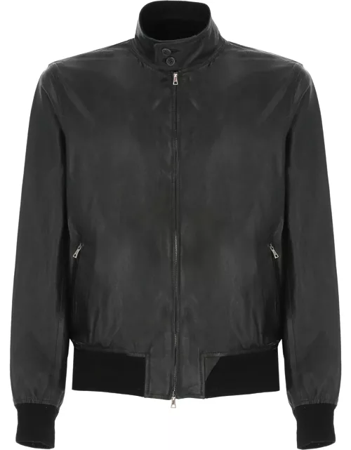 Stewart Smooth Leather Jacket