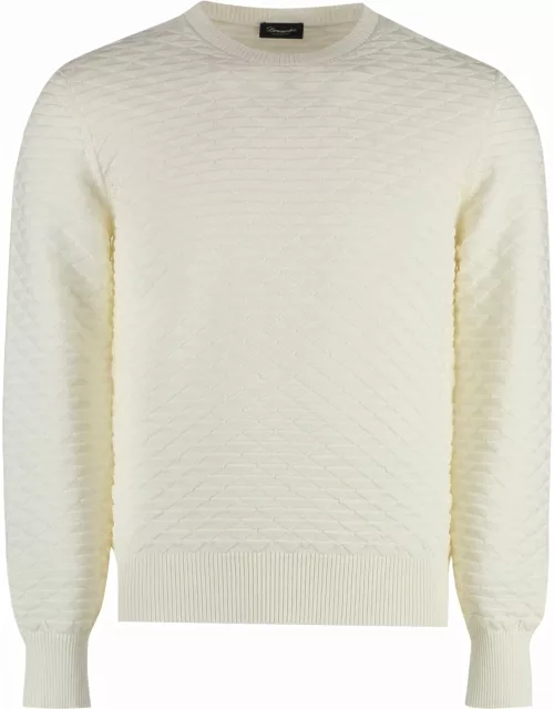 Drumohr Cotton Crew-neck Sweater