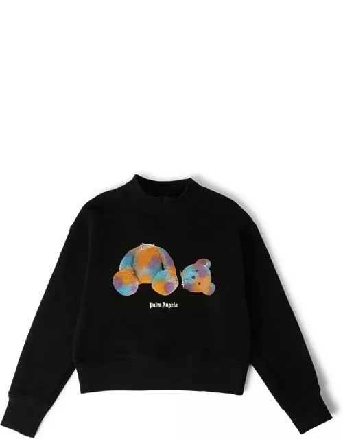 Palm Angels Black Pop Pa Bear Sweatshirt