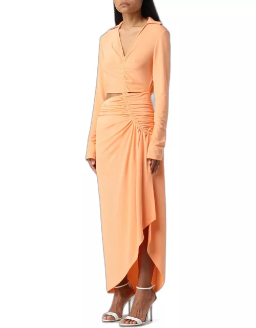 Dress OFF-WHITE Woman colour Peach