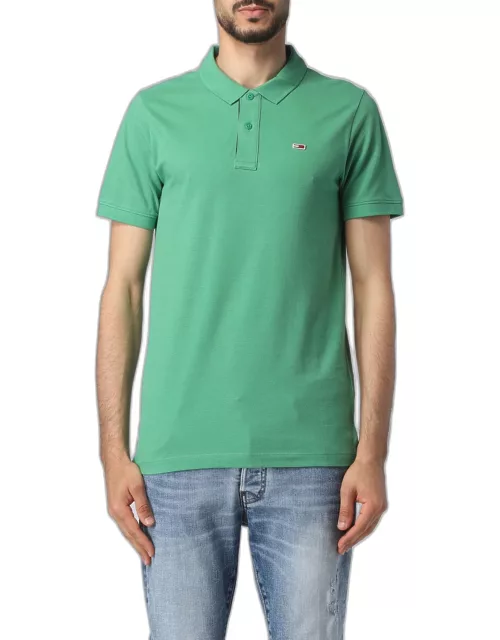 Polo Shirt TOMMY JEANS Men color Green