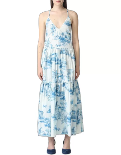 Dress RED VALENTINO Woman colour Gnawed Blue