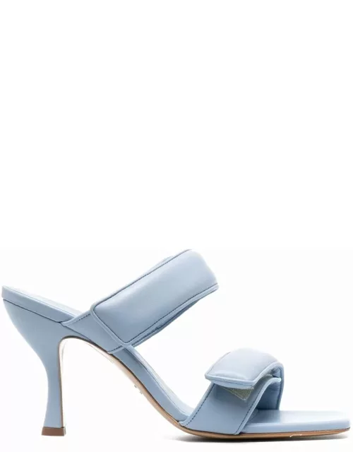 GIA BORGHINI Light-blue Perni X Pernille Sandals In Leather Woman