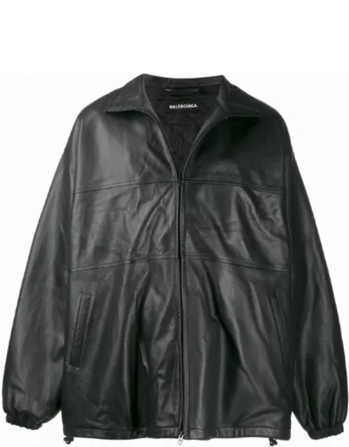 Balenciaga Leather Zip-up Jacket