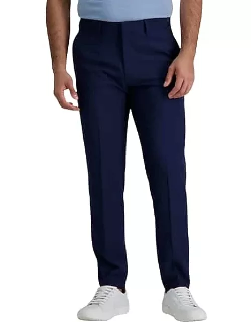 Haggar Men's Smart Wash Slim Fit Suit Separates Pants Navy Solid
