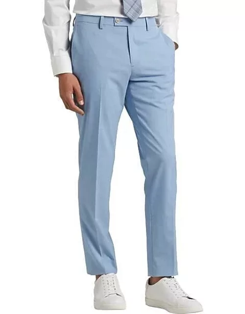 Egara Skinny Fit Men's Suit Separates Pants Sky Blue