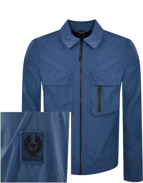 Belstaff Rift Overshirt Jacket Blue