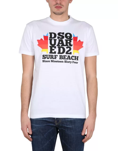 dsquared surf beach t-shirt